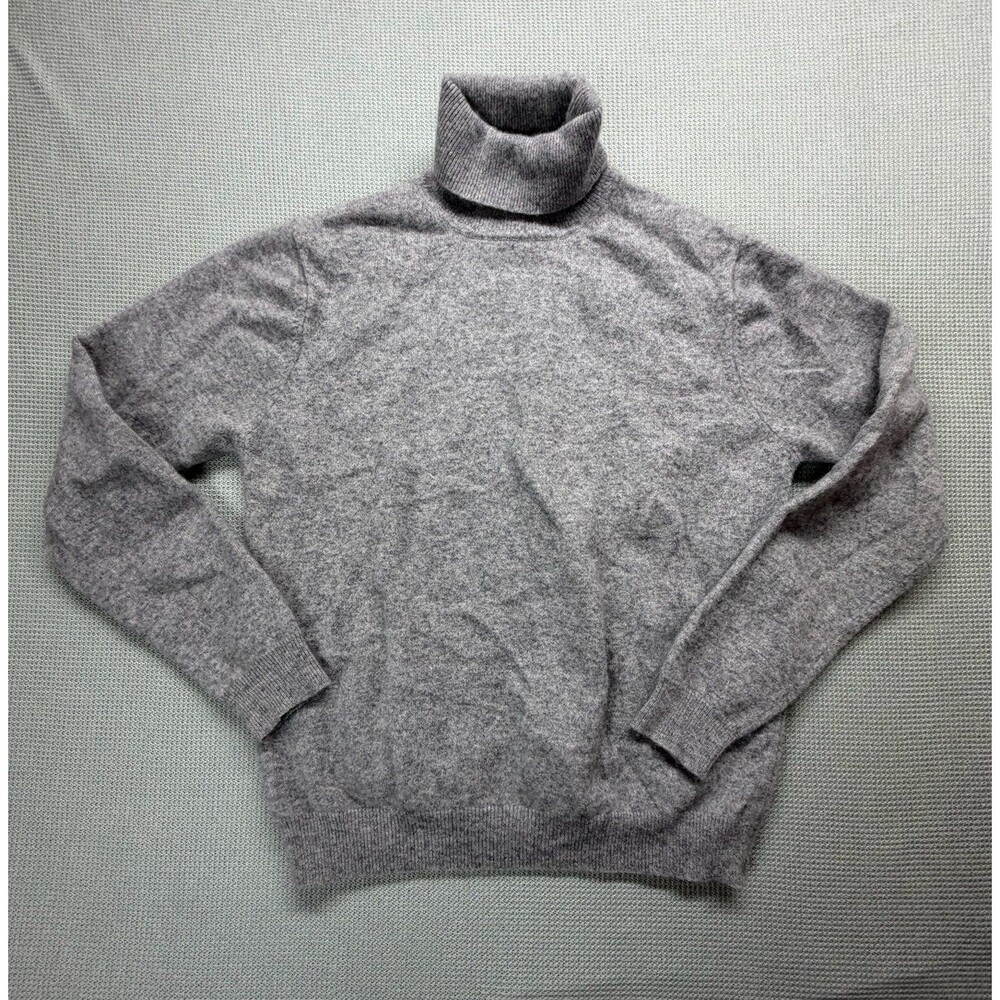 Vintage Alexander Julian Colours 100% Cashmere Turtleneck Sweater Mens L